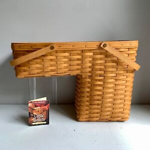 Longaberger 1998 Odds and Ends Stair Step Stairstep Basket Plastic Liner