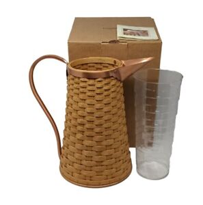 Longaberger Copper hotsell and Woven Pitcher Basket