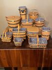 Collection of 11 Longaberger JW Miniature Baskets - Excellent condition