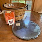 Longaberger  2005 Large Hostess Bushel Basket w/ Liner, Protector, & Lid - NIP