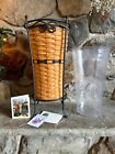 Longaberger Wrought Iron Umbrella Stand w/JW Collection Umbrella Basket/Proctect