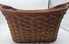 LONGABERGER LIBRARY BASKET 2006 Leather Handle With Protector