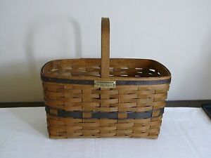 Vintage 1983 Longaberger JW Collection Market Basket Series 10083 Large Handled