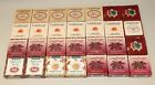 305 Longaberger Tie-Ons in Box Halloween Pumpkin Sweetheart Hanukkah Christmas