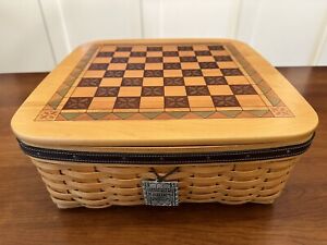 Longaberger 2002 Father's Day newest Chess/Checkers Basket