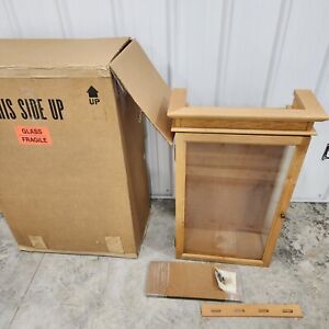 Longaberger Collectors Club Miniature May Series Wall Cabinet Complete