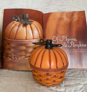 Longaberger Collectors Club Pumpkin Basket Set 2012, Rare