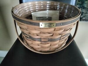 Longaberger RARE 1985 JW Apple Basket set Great Condition FREE SHIPPING