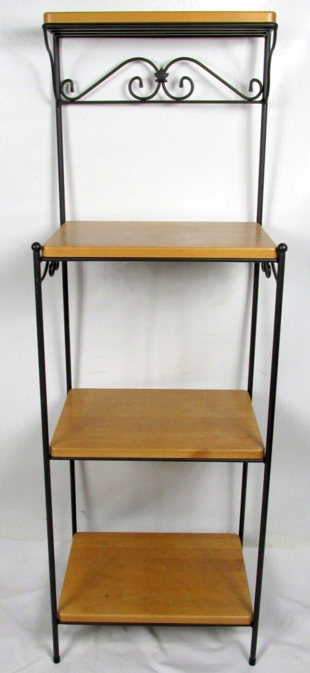 Longaberger Wrought Iron Organizational Unit Stand/Tall Baker's Rack~RARE!!