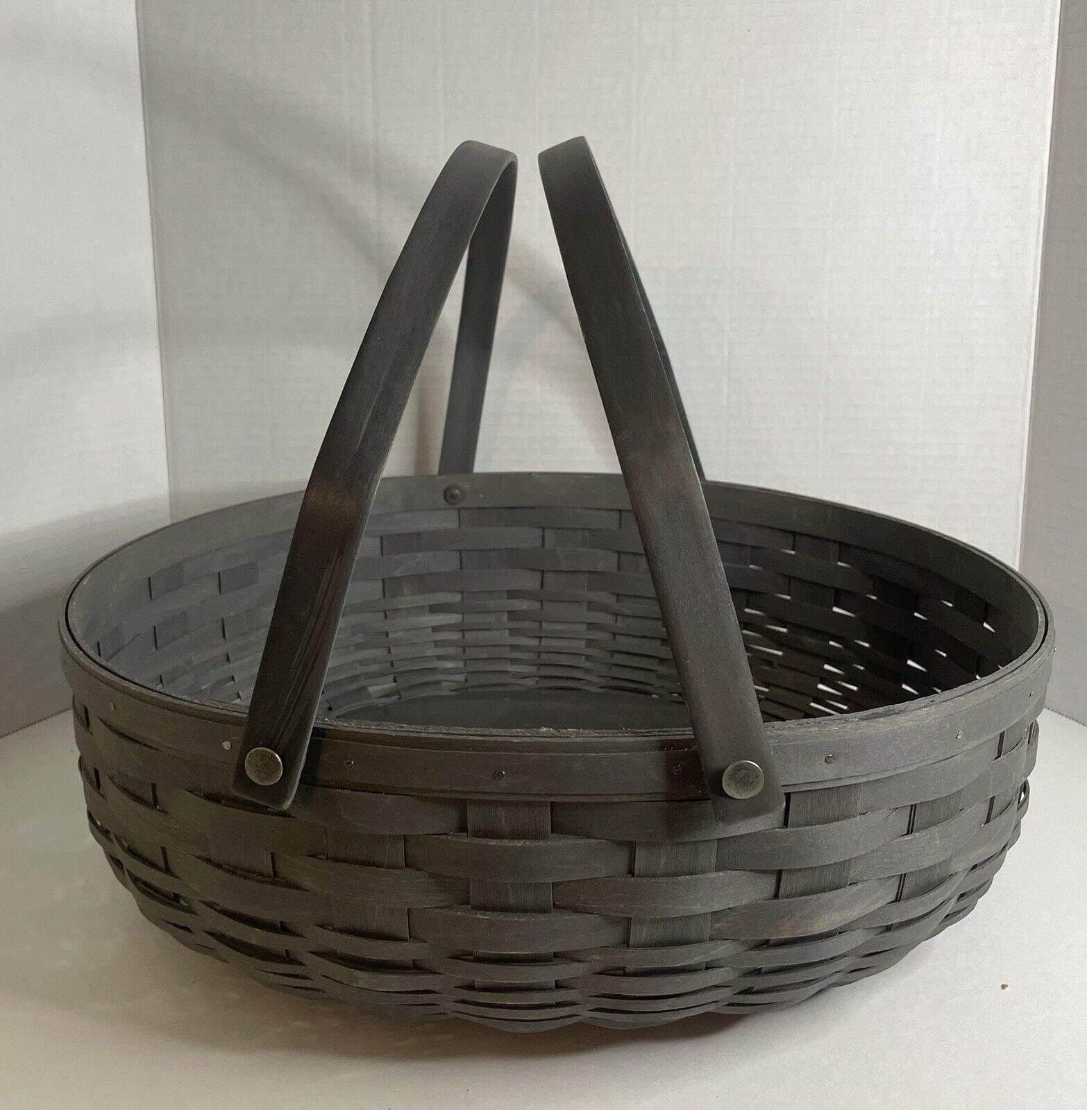 Longaberger  2015 Pewter Social Gathering  Basket RARE