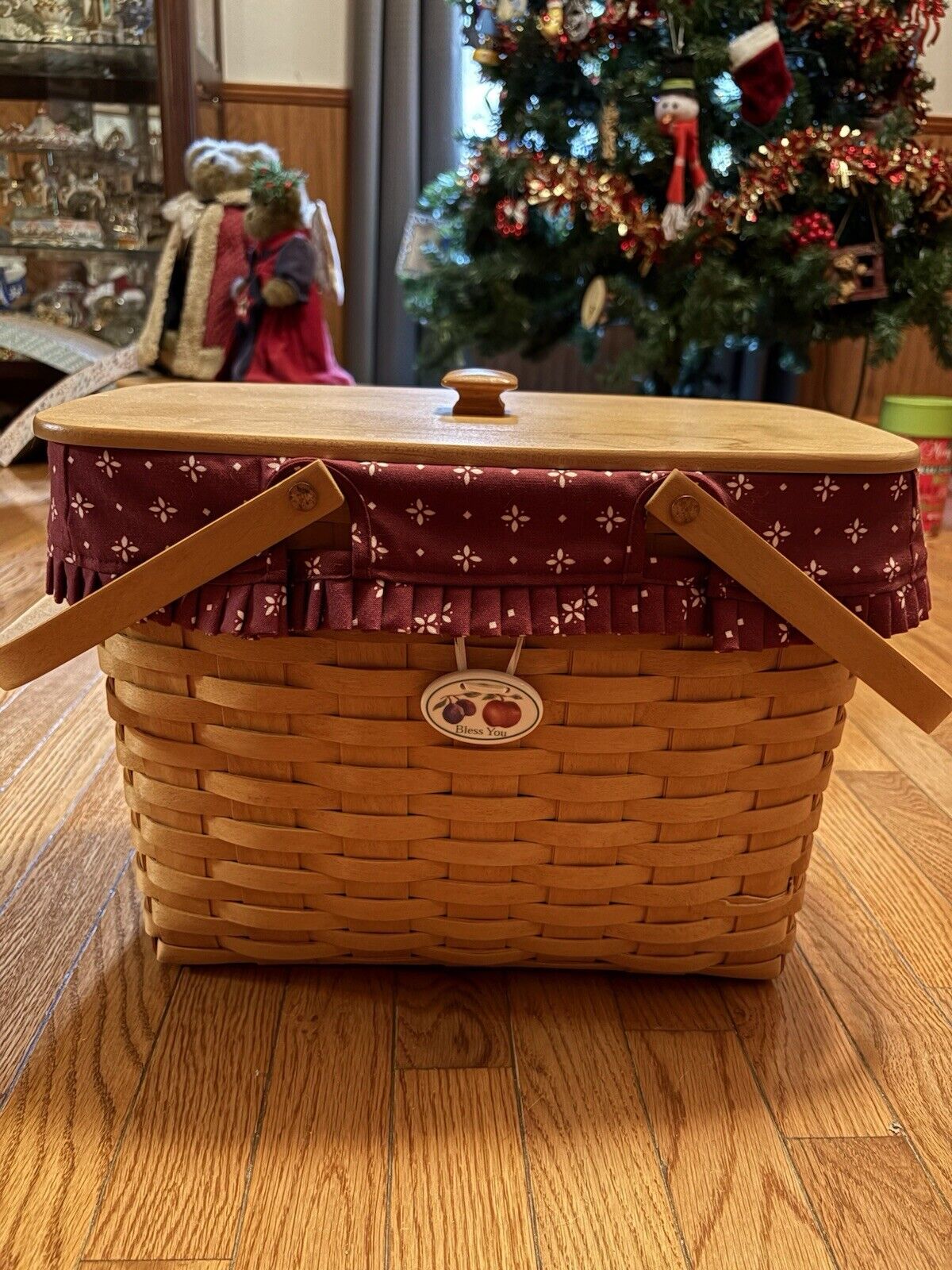 Longaberger 2002 Bless You Basket - Large Sized - Great Condition