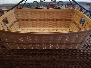 LONGABERGER Laundry BASKET EXTRA LARGE Hostess Natural Color BEAUTIFUL 1988 EUC