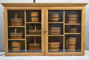 Longaberger J.W. Collection Collectors Club Display with 12 Miniature Baskets