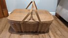 RARE Longaberger 1986 Extra Large Family Picnic Basket wit Lid