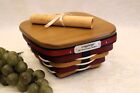 LONGABERGER 2017 INAUGURAL BASKET WITH SCROLL, LID, PROTECTOR DONALD TRUMP