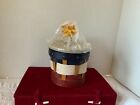 RARE 2017 LONGABERGER SMALL FIRECRACKER RED, WHITE, &BLUE BASKET, LID, PROTECTOR