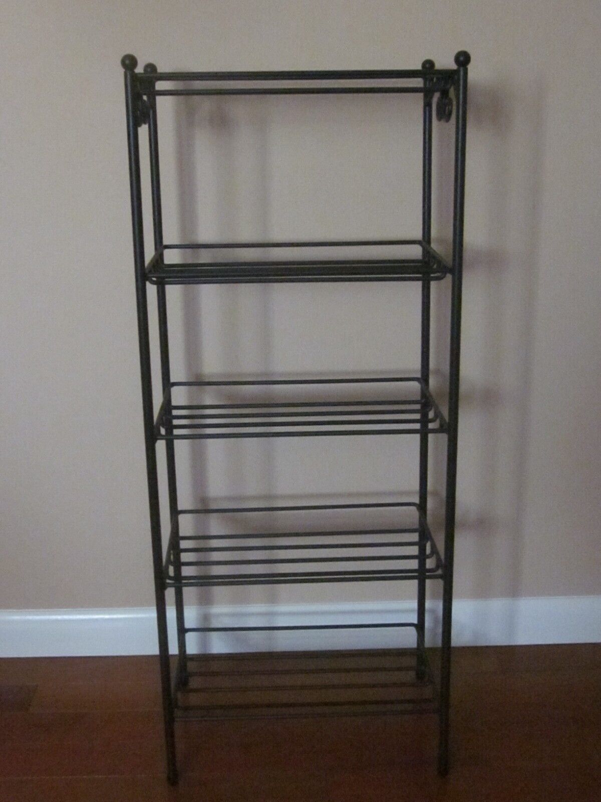 Longaberger Wrought Iron 5 TIER RACK STAND SHELF