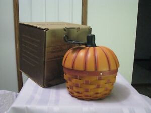 LONGABERGER 2012 COLLECTION CLUB PUMPKIN BASKET COMBO  