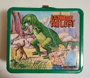 Vintage Sid & Marty 1975 Land Of The Lost Metal Lunchbox With Thermos Aladdin