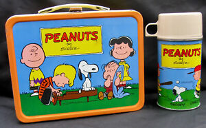 Peanuts by Schulz Thermos Brand Metal Lunchbox, 1959 – Memory Hole