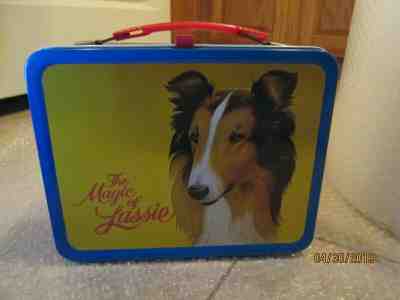 VINTAGE LASSIE METAL LUNCH BOX NEW NOS UNUSED NM