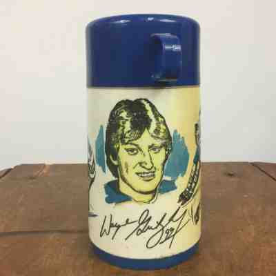 Vintage Wayne Gretzky NHL Hockey Lunchbox Thermos