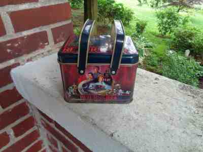 VINTAGE STAR WARS RETURN OF THE JEDI SQUARE LUNCHBOX TIN PAIL 1983 CHEIN