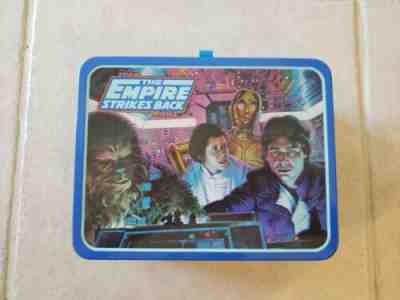 Star Wars The Empire Strikes Back Vintage Metal Lunchbox 1980 With Thermos