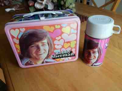 Bobby Sherman Metal Lunchbox & Thermos Vintage 1972 RARE EUC