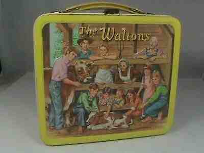 Vintage The Waltons Metal Lunch Box & Thermo 