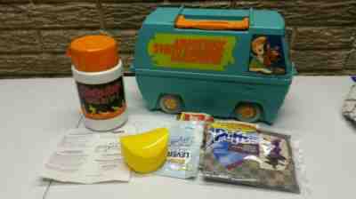 Vintage 1973 Hanna Barbera Scooby Doo Lunch Box With Thermos, Plus '98  Velma Jeep Wrangler, Retro Cartoon TV Show Collectibles, Decor 