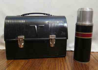 Thermos Brand V Victory Metal Lunch Box Work Pail Aluminum