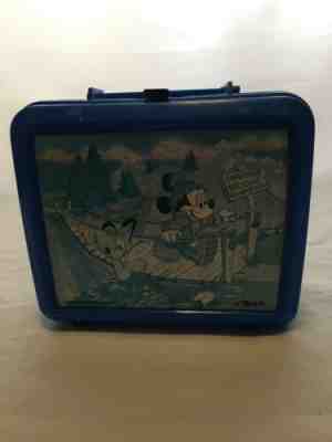 Vintage Mickey Mouse Pluto Lunch Box. B A4