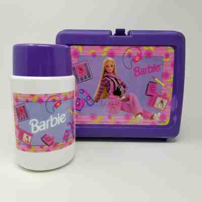 90s barbie lunch box