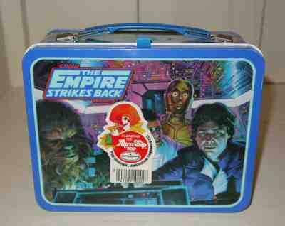 Empire Strikes Back UNUSED Vintage Lunchbox 1980 w/ Thermos & Tag Star Wars WOW