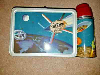 1958 Satellite Futuristic Space Lunch Box