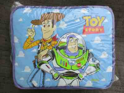 Toy Story Lunch Box Soft Fabric Vintage Disney Thermos Brand Disney Kid Toy  NOS 90s Vintage Red Buzz Lightyear Woody Lunchbox Plastic Vinyl 