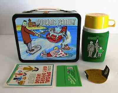 Addams Family Lunchbox with Thermos Flower Delivery Services for