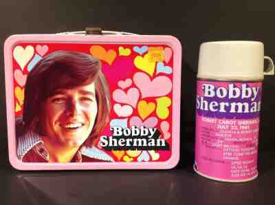 1972 KING SEELEY BOBBY SHERMAN VINTAGE METAL LUNCH BOX & THERMOS UNUSED EX+ RARE