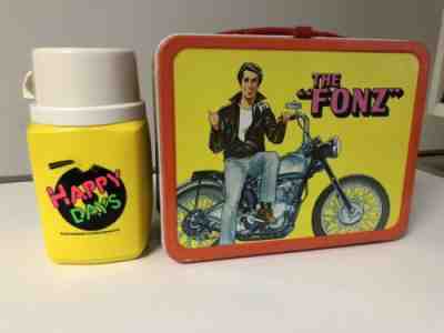 Vintage Happy Days Lunchbox & Thermos Kit - TV Show (1978)The Fonz