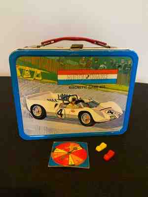 1967 Auto Race Lunch Box and Thermos - Ruby Lane