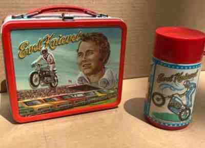 Evel knievel vintage lunch box