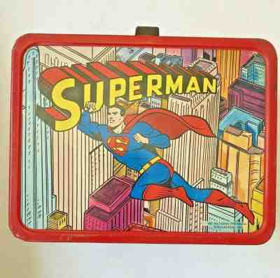 vintage superman lunch box