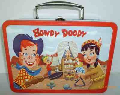 Vintage Hallmark Howdy Doody Lunch Box Set Ornament - Howdy Lunch Box -  Ruby Lane