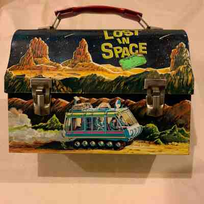 1967 Lost in Space - Dome Top Metal Lunchbox with Thermos
