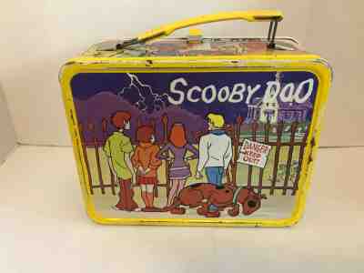 metal scooby doo lunch box with thermos