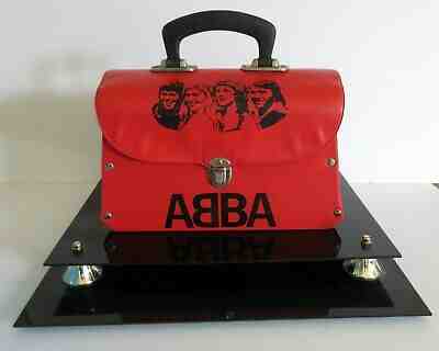 1977 Vintage Rare R10 Abba Vinyl Lunchbox Nr Mint Unused Australia issue Wow !!!