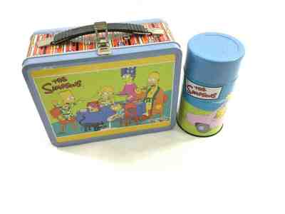 Vintage The Simpsons Lunch Box & Thermos Limited Edition & Rare ~Free Shipping!!