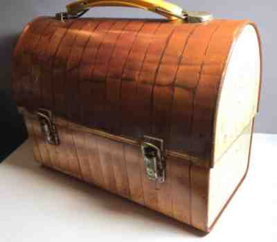 VINTAGE METAL ALADDIN SLICED LOAF OF BREAD LUNCH BOX PAIL NASHVILLE, TN