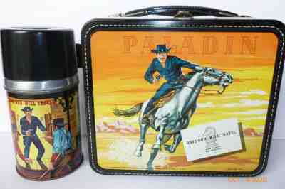 Sold at Auction: Have Gun Will Travel Paladin Lunch Box